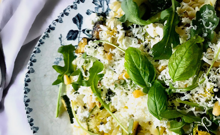  Courgette Fusilli Salad