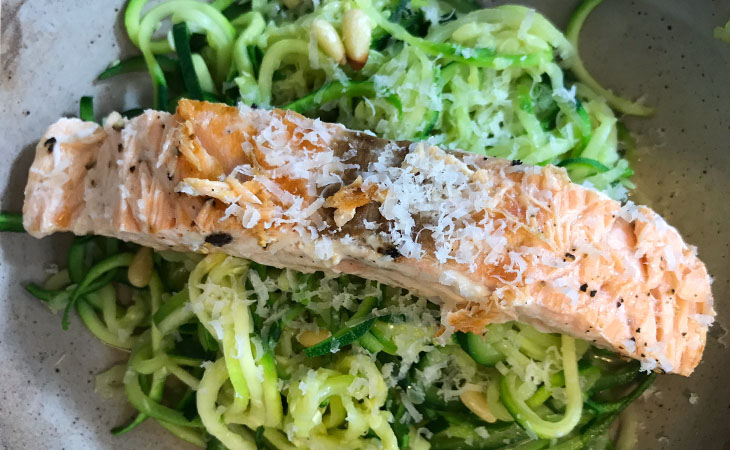  Salmon & Courgette zoodles