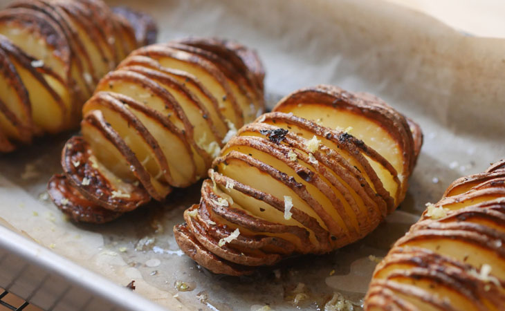  Hasselback Potatoes